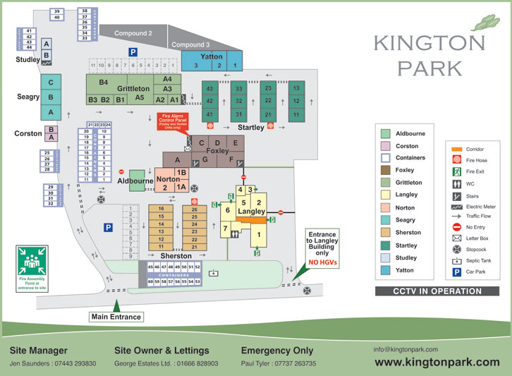 Kington Park Estate Map
